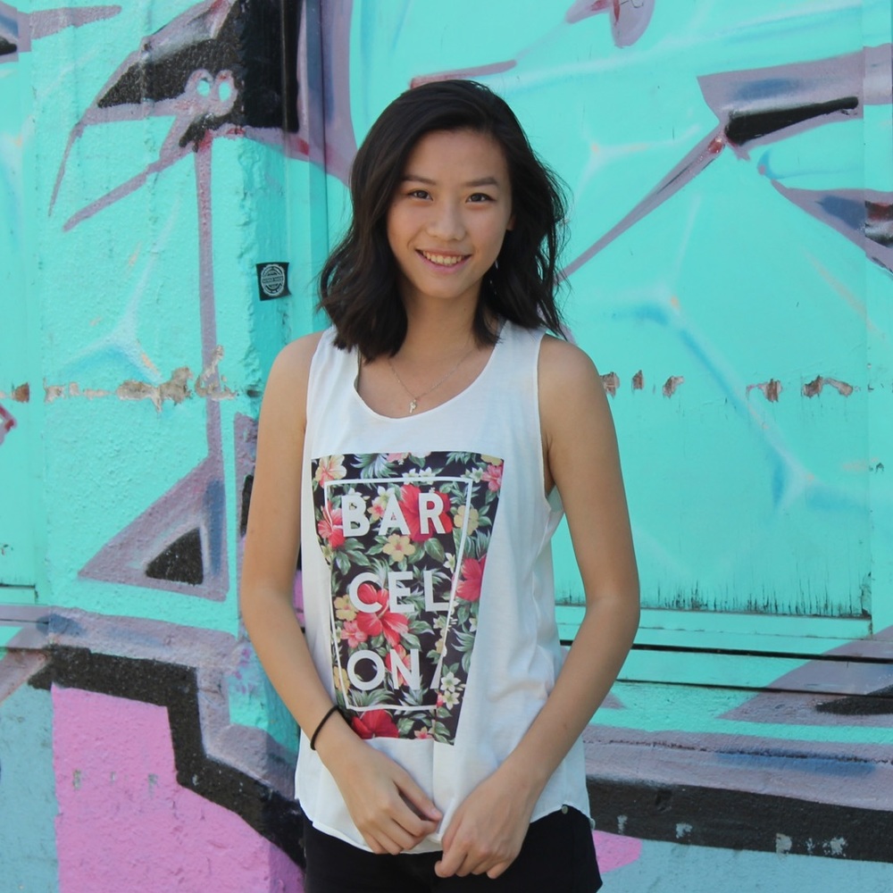 Barcelona Floral Tank Top